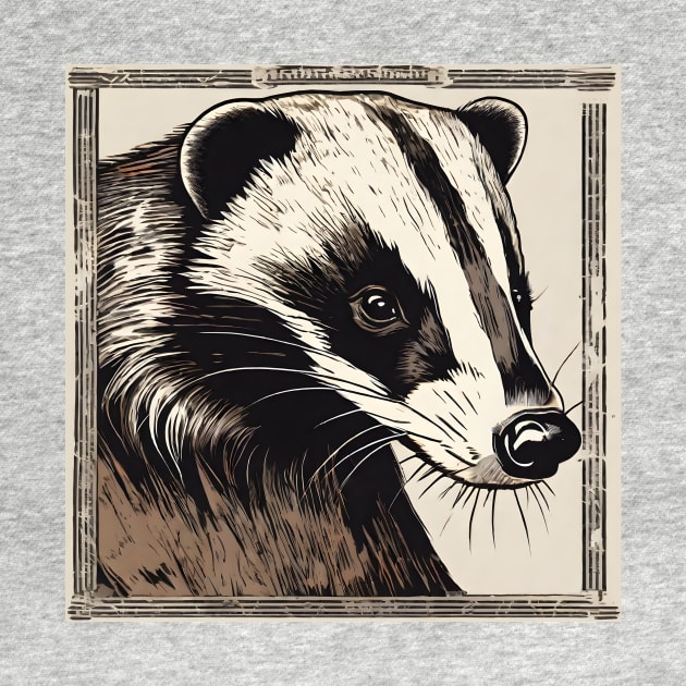 Ai Generated Badger by BoombasticArt